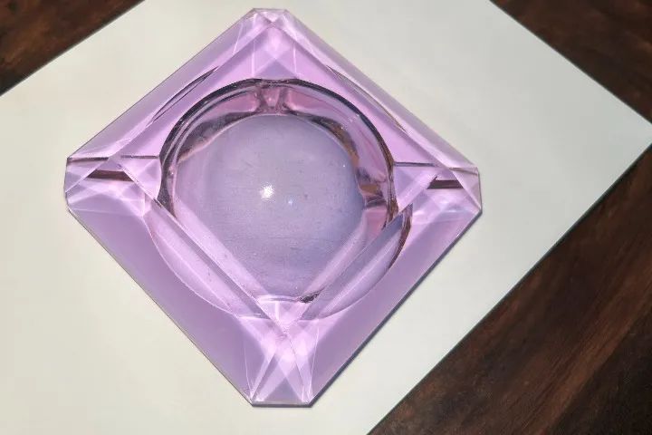 Cinzeiro de Cristal tcheco Neodímio (ALEXANDRITA) - Foto 3