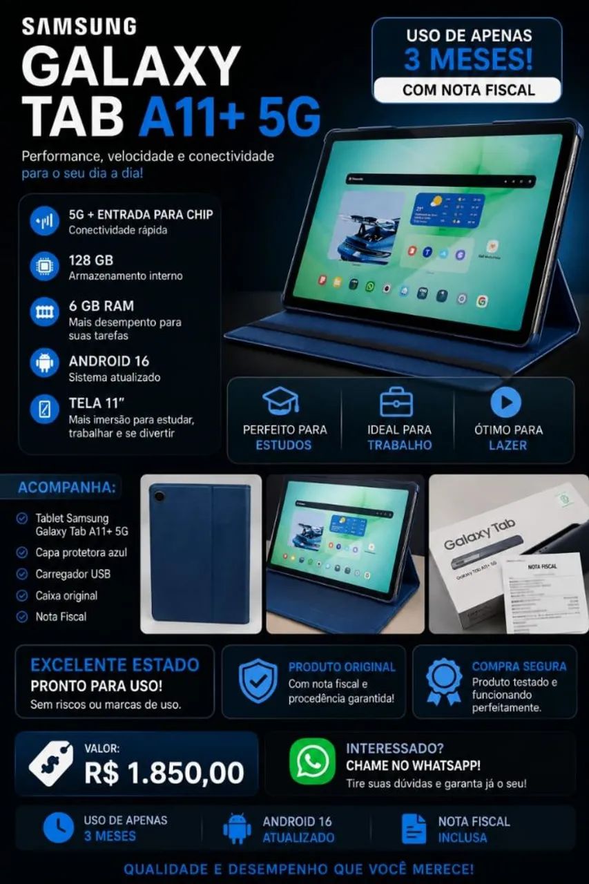 Tablet A11+ 5G 
