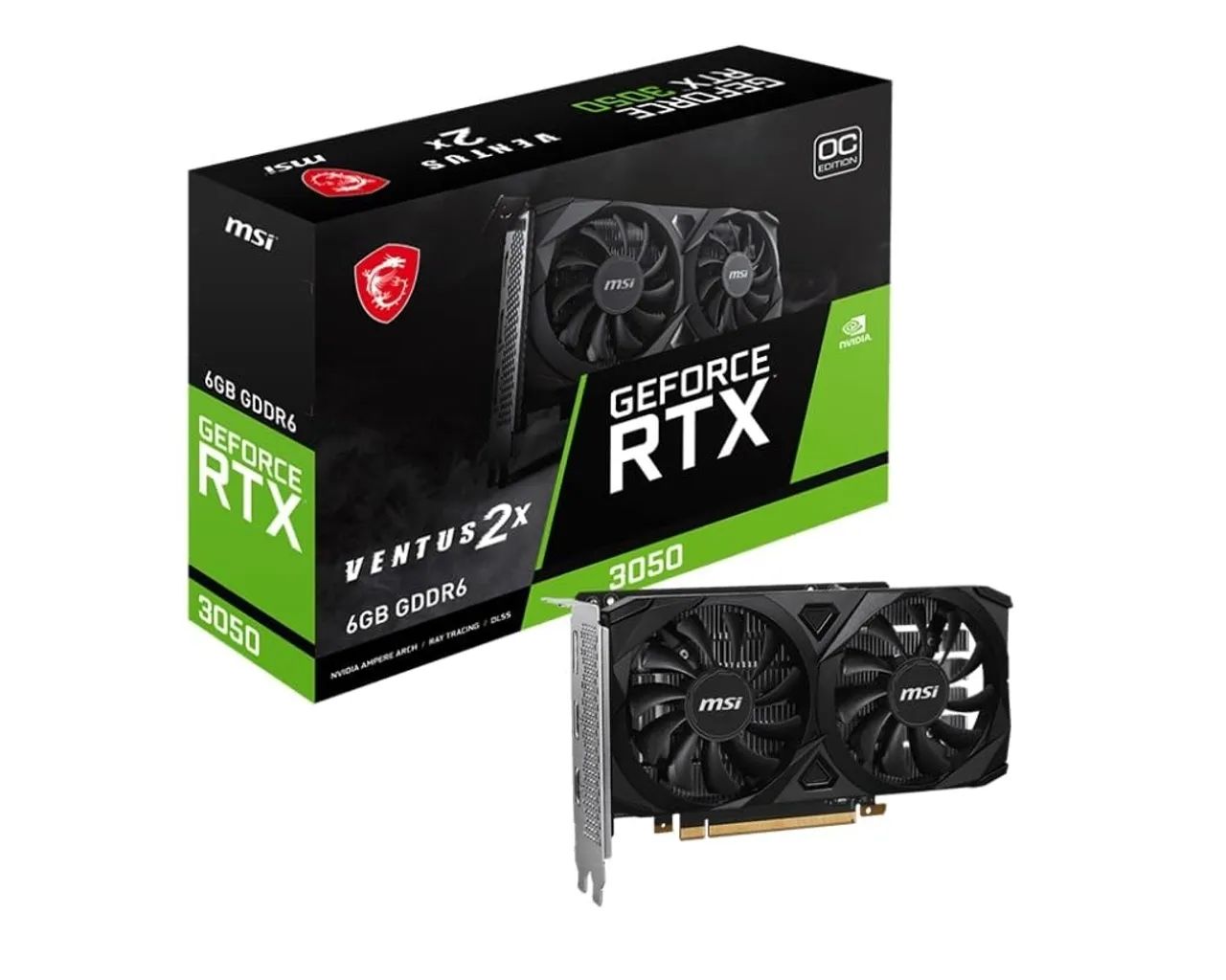 RTX 3050 6GB MSI VENTUS 2X