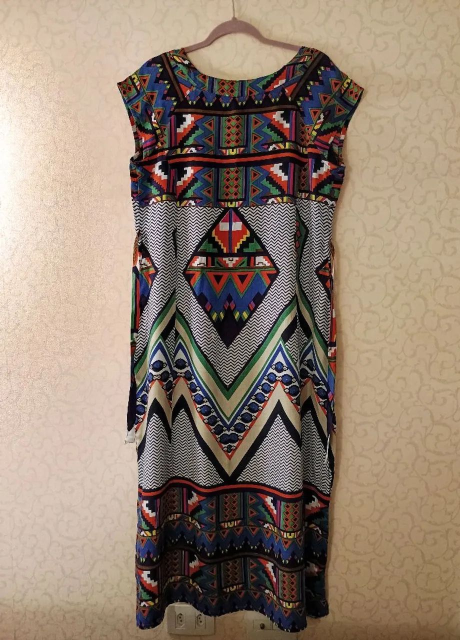 Vestido Longo Geométrico  - Foto 4
