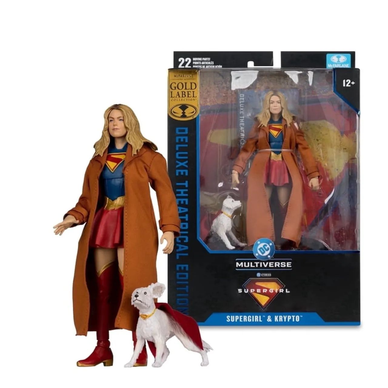 Mcfarlane toys supergirl & krypto dc multiverse  - Foto 5