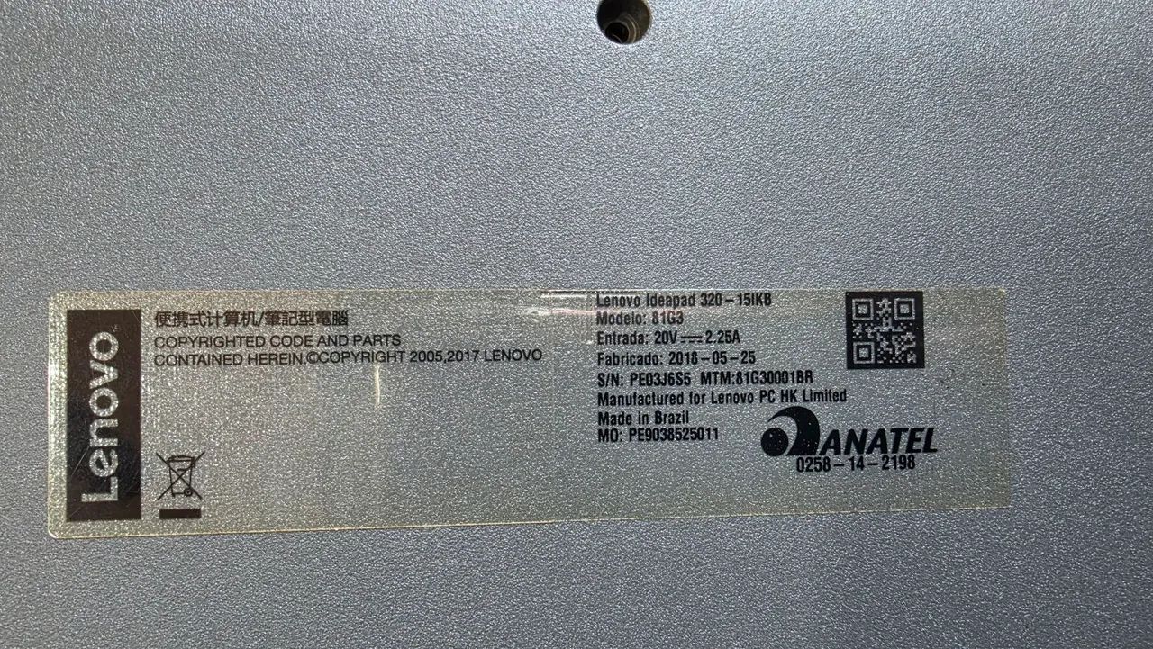 Notebook Lenovo Ideapad 320 - Foto 3