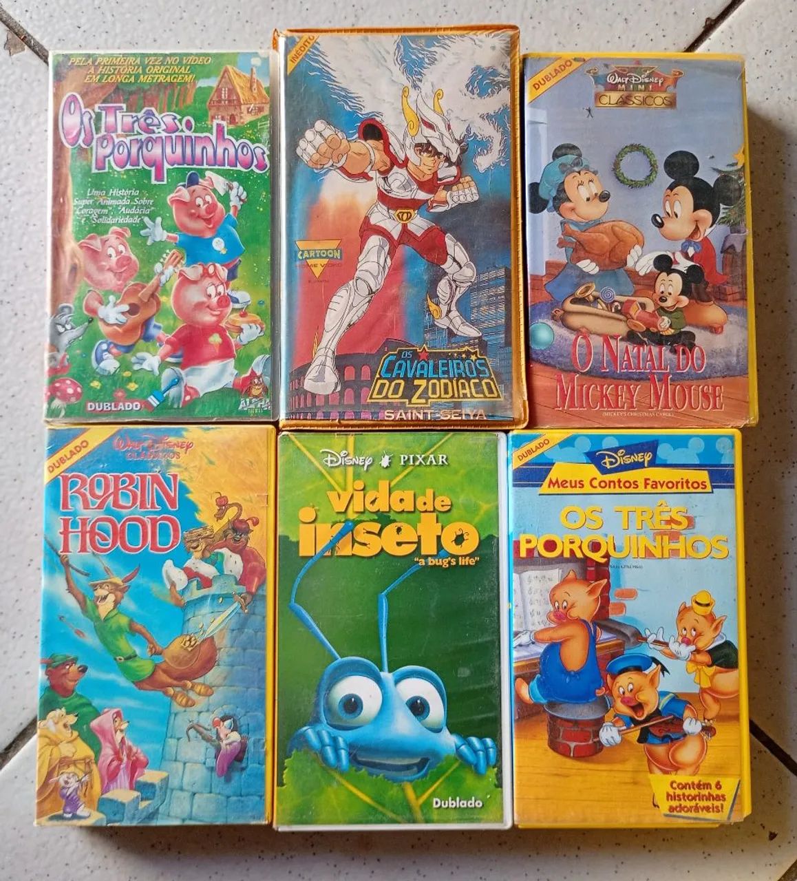 Fitas VHS Originais Lote Com 12 Filmes Infantis  - Foto 2