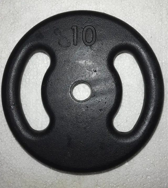 Anilha de Ferro Pintada 10Kg 