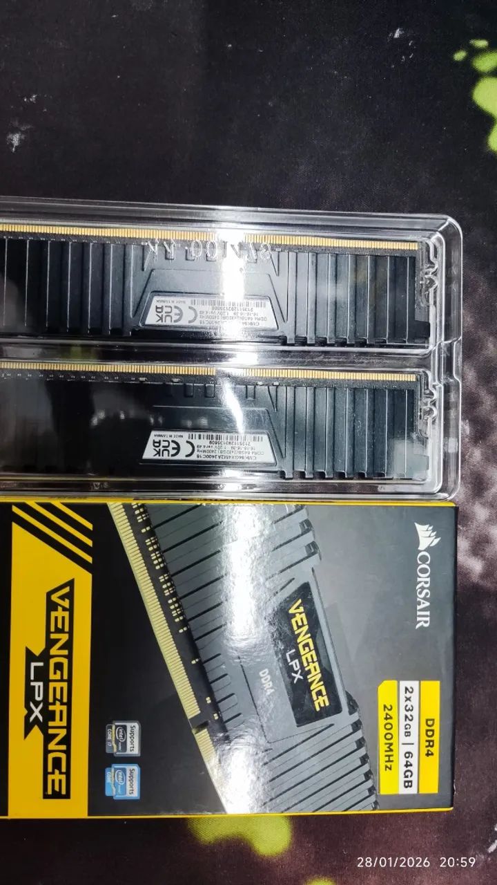 Memória Corsair 64 GB 2400Mhz - Foto 6