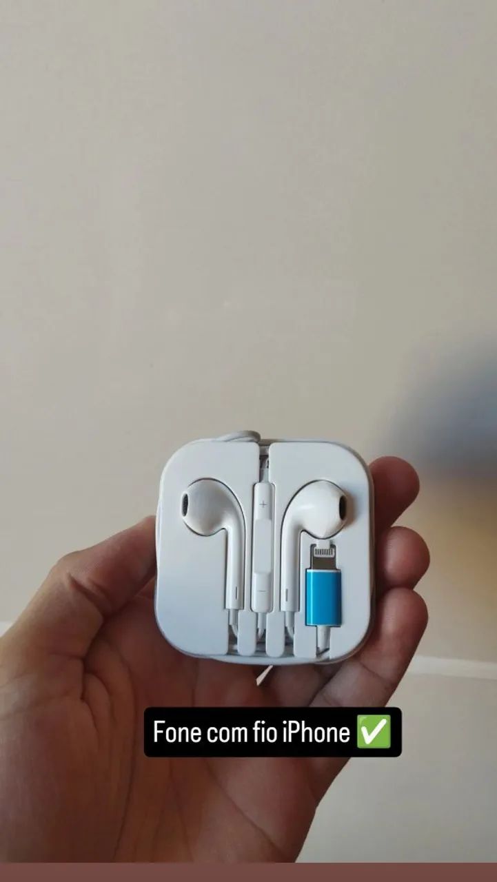 Fone com fio para iPhone 