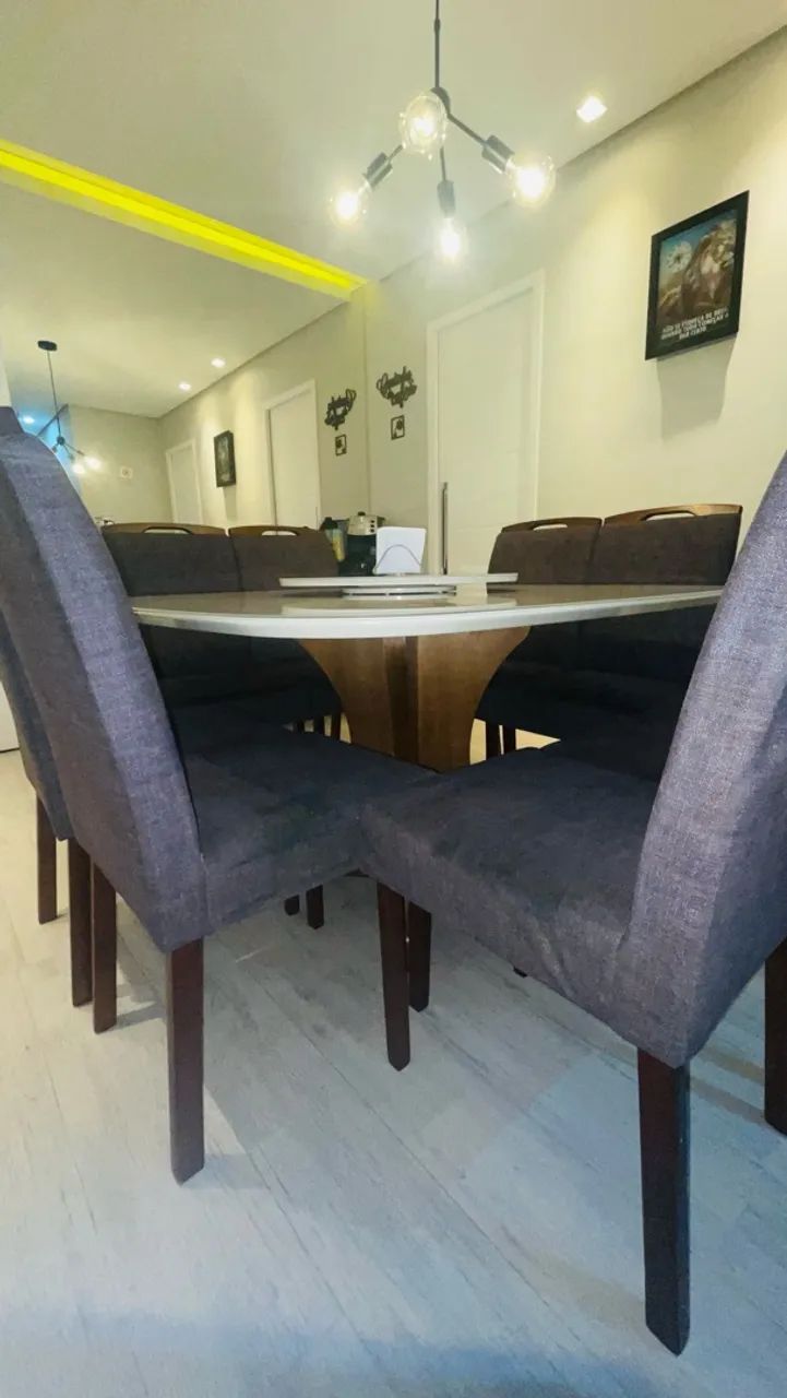 MESA DE JANTAR COM 8 CADEIRAS - Foto 3