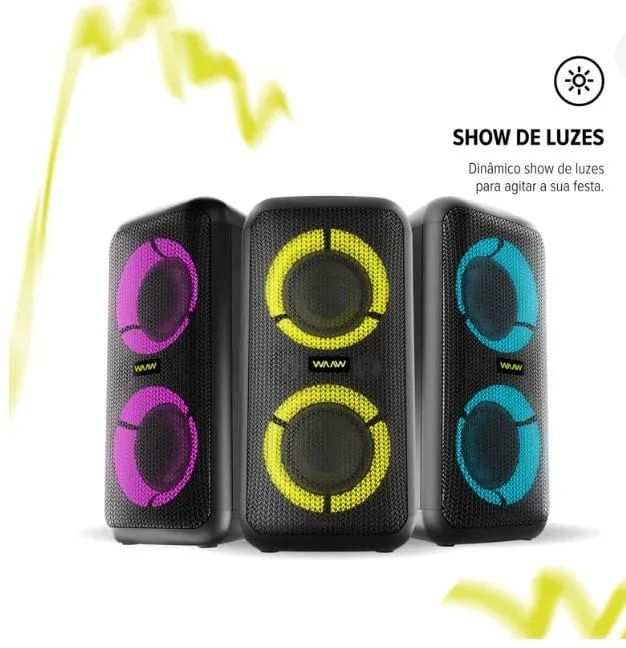 Caixa Party Box Alok WaaW Infinite 200 - Foto 5