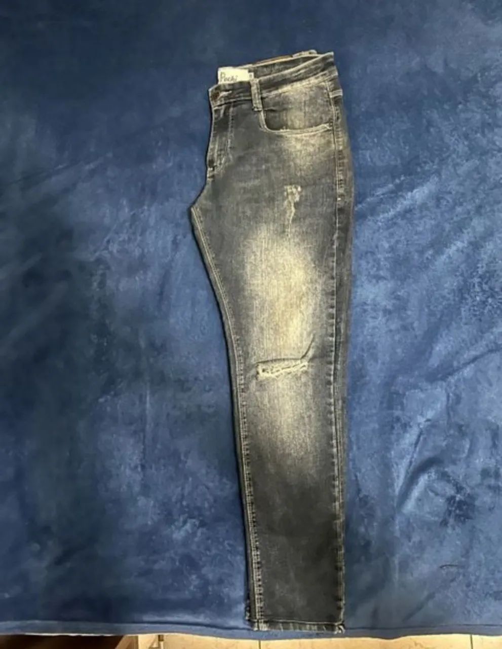 Calça jeans modelo slim tamanho 42 - Foto 4