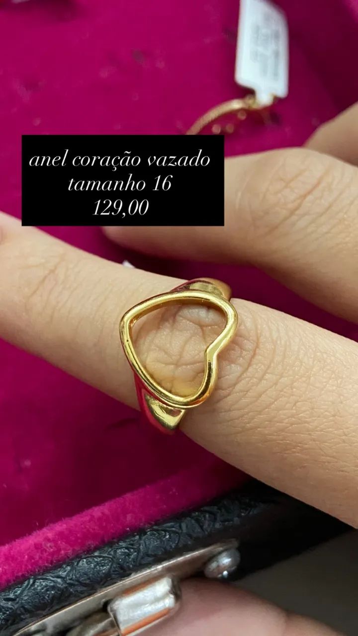Anéis banhados a ouro 18k - Foto 2