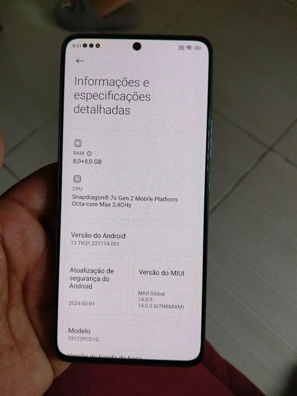 Poco x6 256gb 8ram - Foto 5