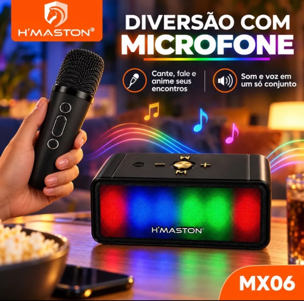 Karaokê com microfone  - Foto 4