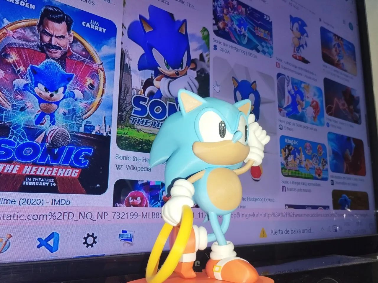 Sonic hedgehog 3d impressora  - Foto 2