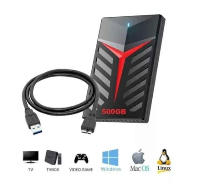 HD Externo 500GB USB 3.0 - Ideal para Xbox, PS4 e PC! - Foto 5