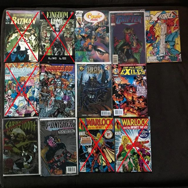 Lote Coleção HQs Gibis Quadrinhos Marvel Dc Spawn Importados e Raros - Foto 6
