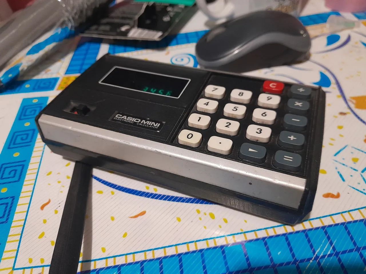 Raridade 1972: Calculadora Casio Mini CM-603 - Vintage/Colecionador - Foto 3