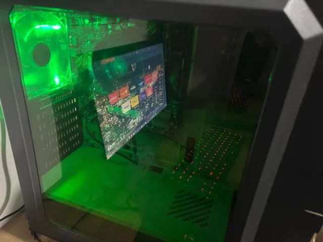 PC gamer com periféricos e mesa incluso  - Foto 4