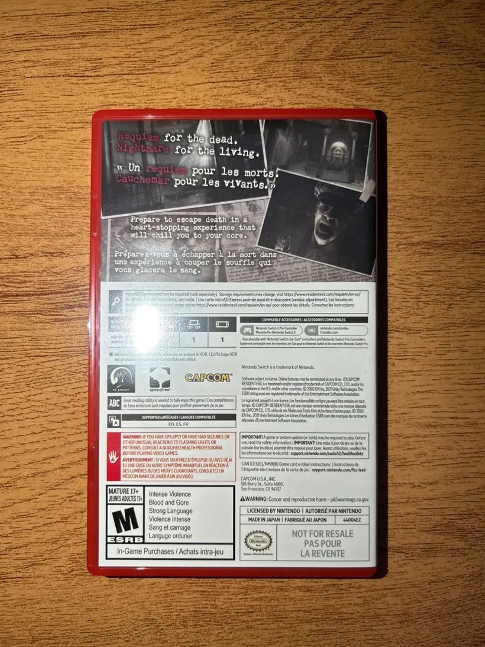 Resident Evil 9 Requiem Nintendo Switch 2  - Foto 2
