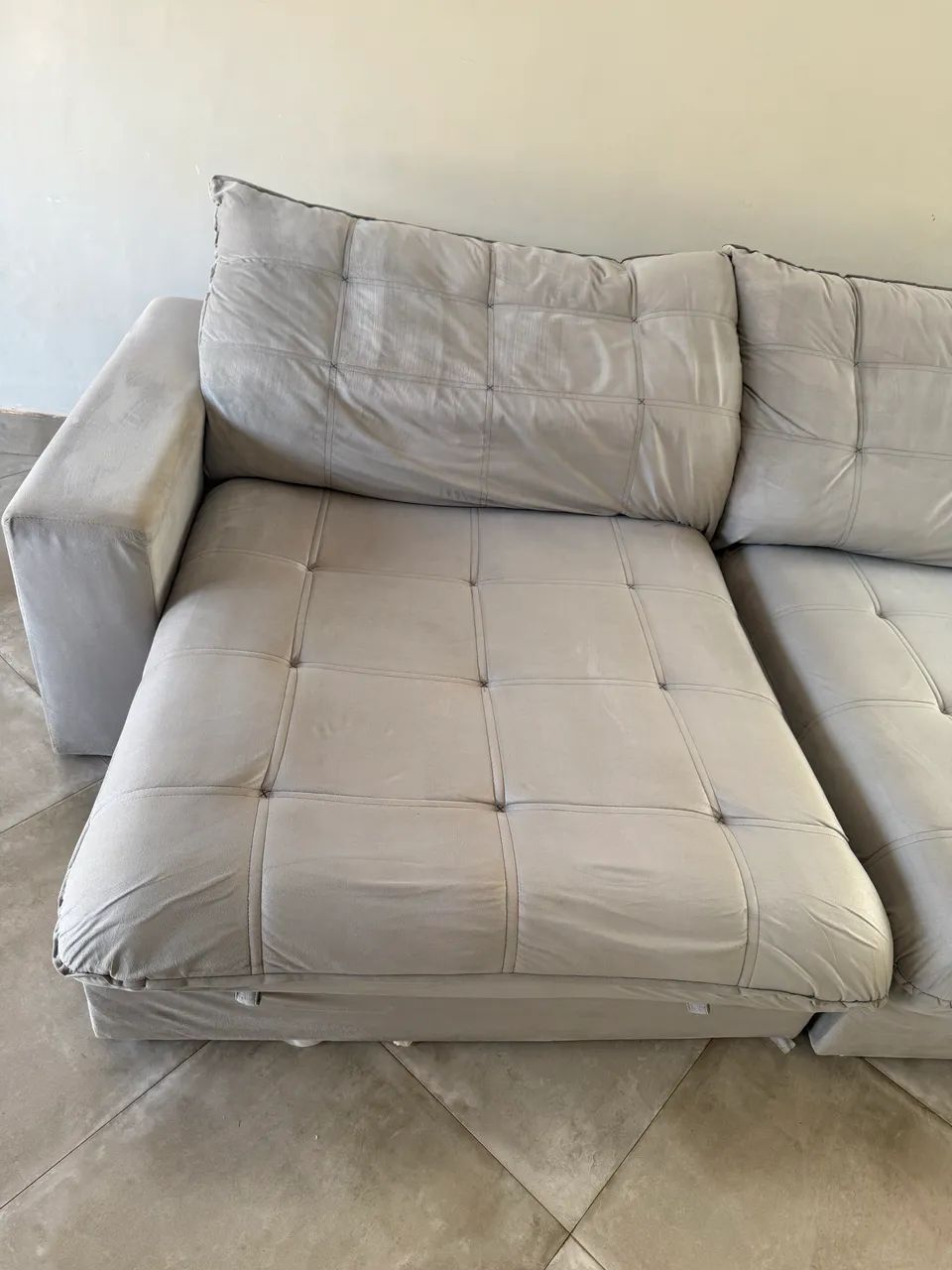 sofá retrátil e reclinável usado  - Foto 3