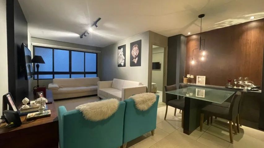 3 Quartos + DCE Completa | Totalmente Mobiliado | 1 Quadra da Praia da Ponta Verde