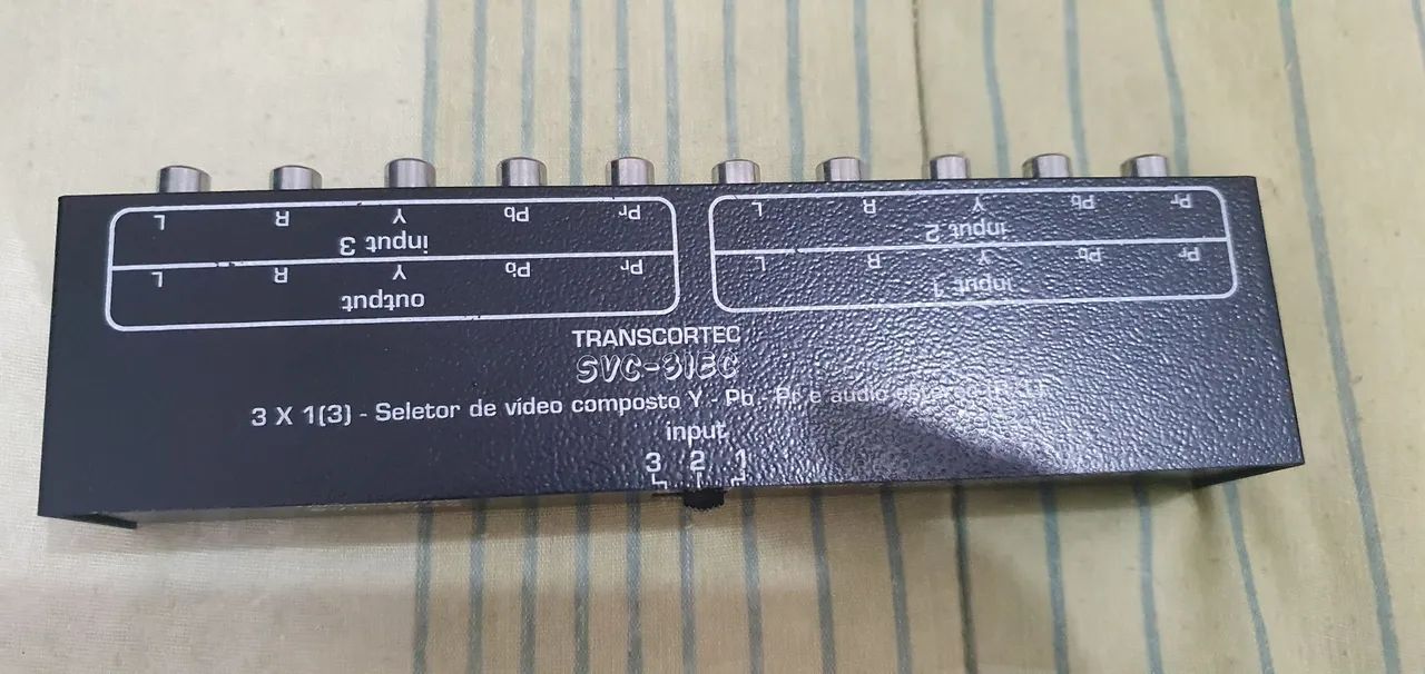 Switch Cabo Vídeo Componente 3 portas - Foto 2