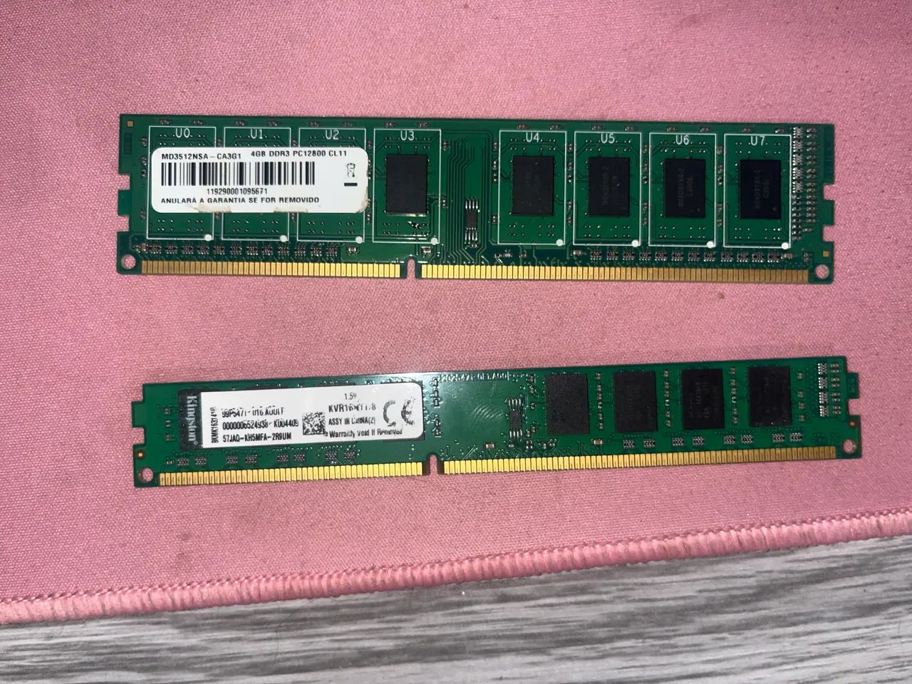 Memória ddr3 8GB (4GB cada)