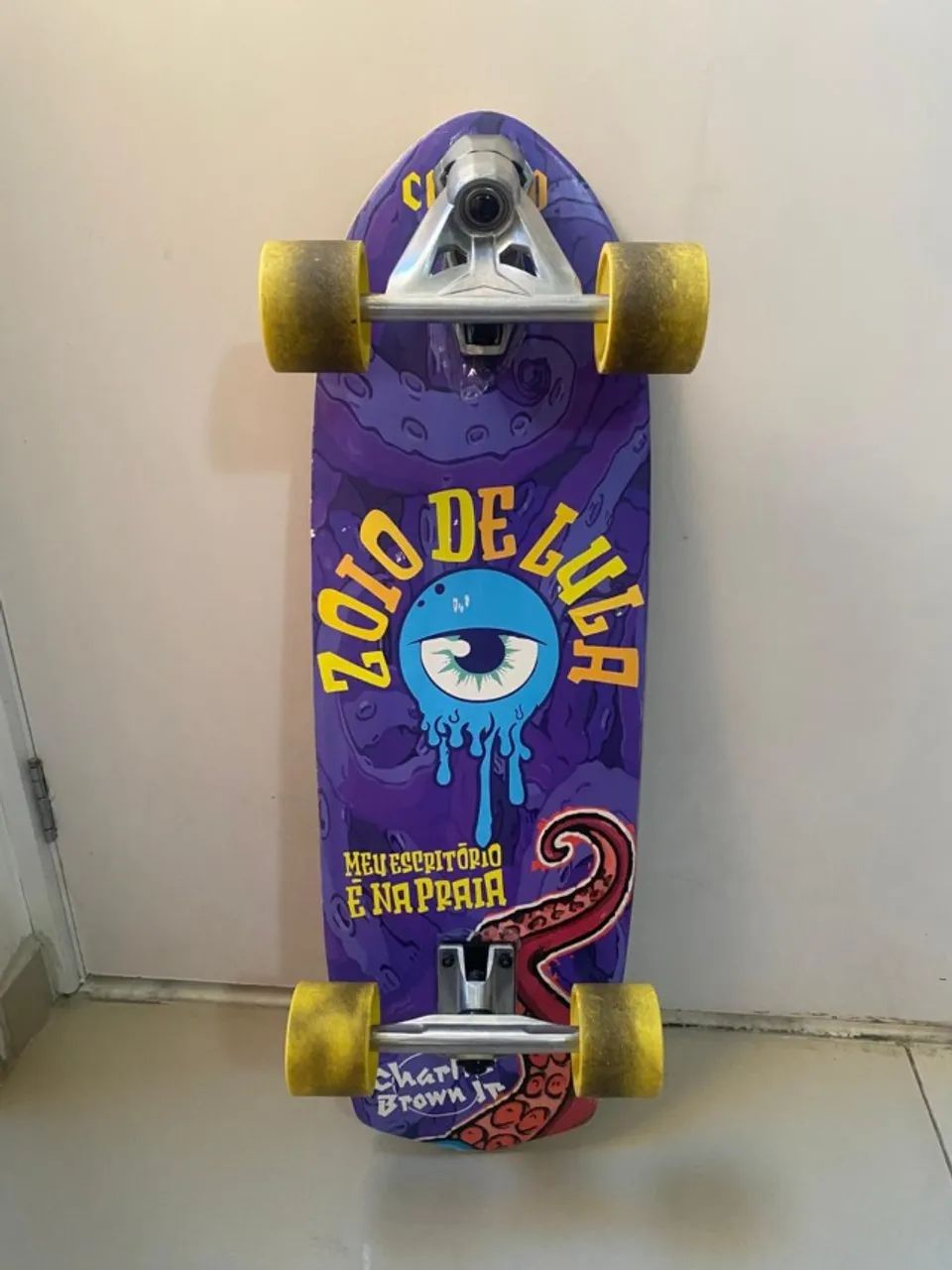 Skate Simulador De Surf Kronik Cbjr Zóio De Lula Swingboard Lavanda