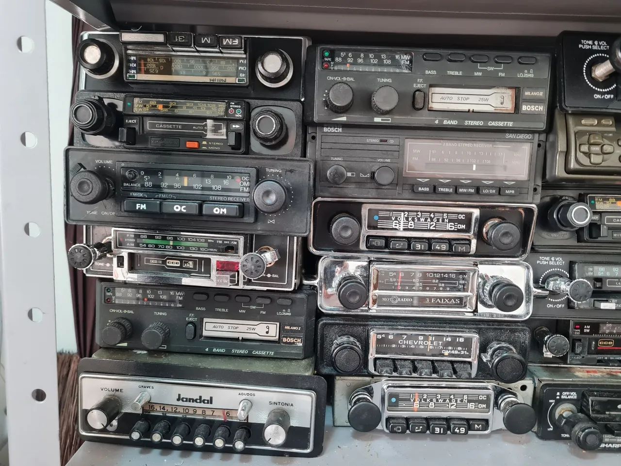 Radios e toca fitas 