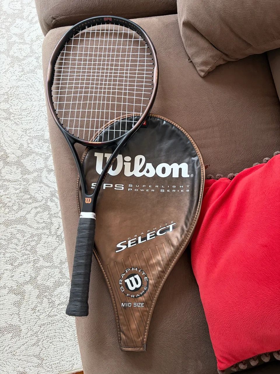 Raquete Wilson Pro Staff/ Graphite Select Mid size + capa original