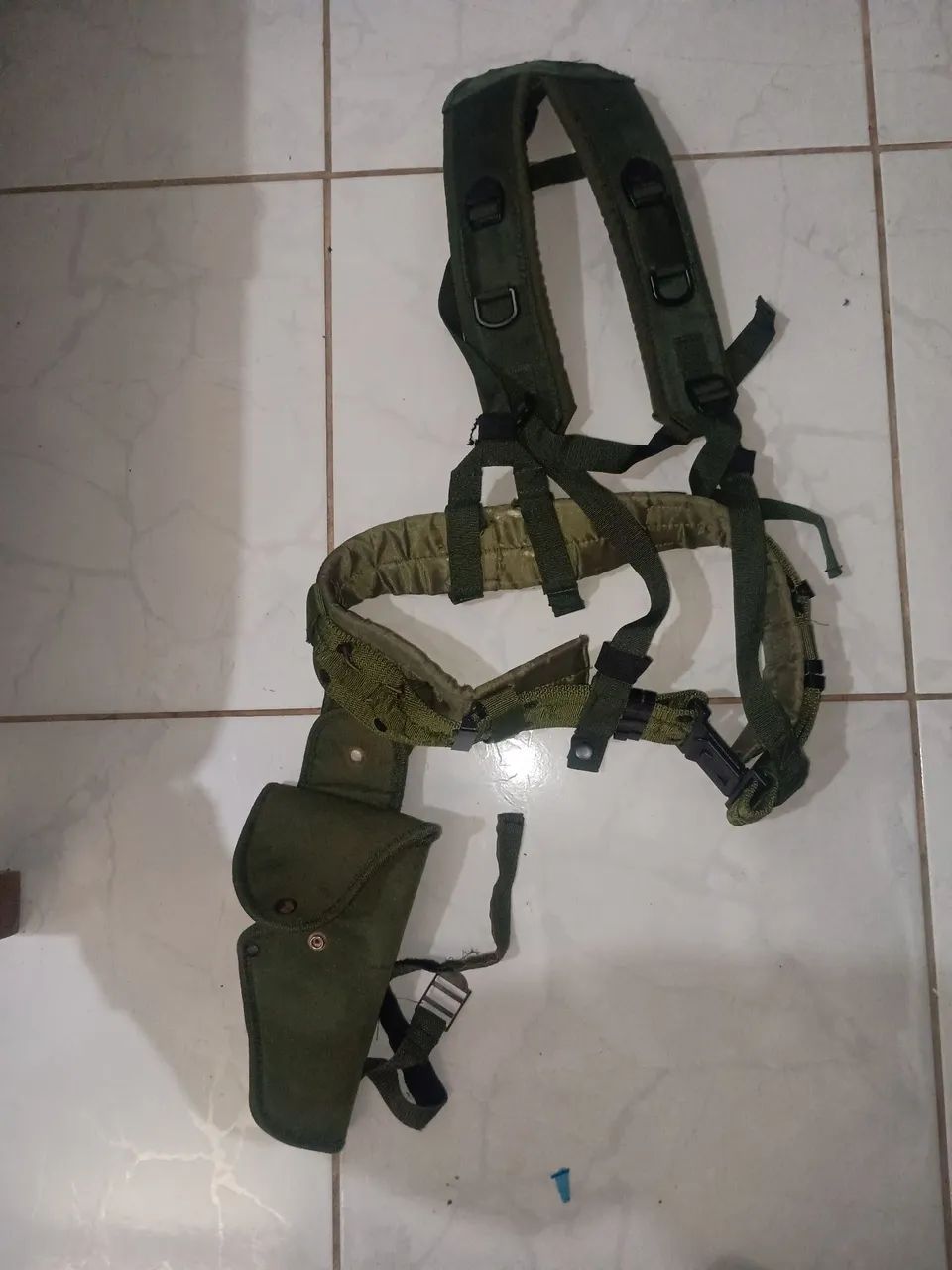 Cinto com suspensório Militar 