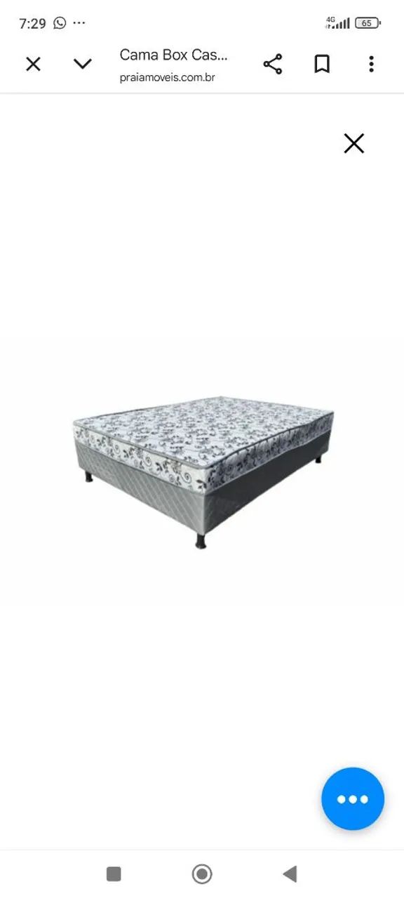 Cama Box Casal D45 com 15cm de Espuma - Bonaflex