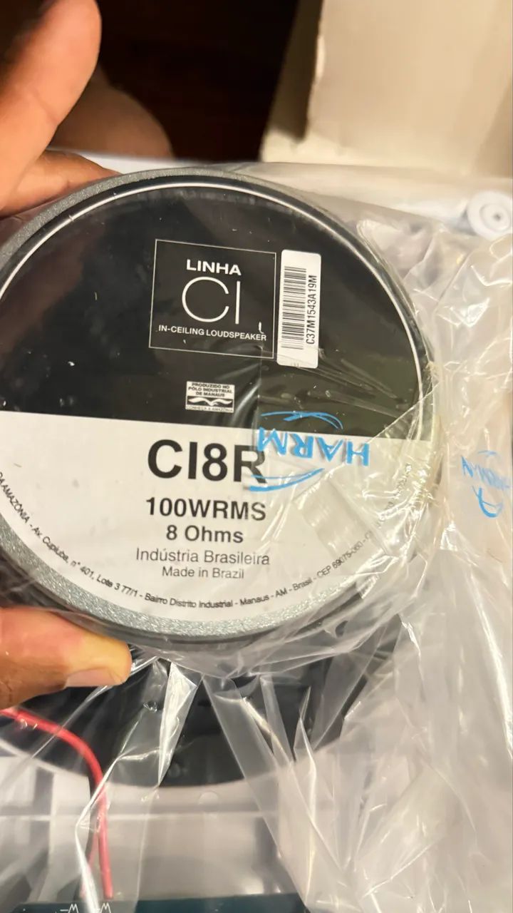  Caixa Jbl Ci8r Plus 200w Rms NOVO - Foto 2
