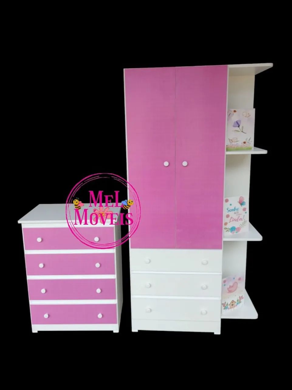 Kit infantil personalizado completo com 3 prateleiras de brinde  - Foto 2