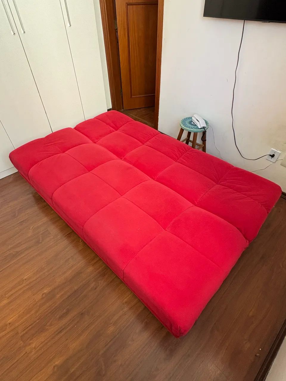     Sofá-Cama Retrátil Dobrável - Ótimo Estado - Foto 5