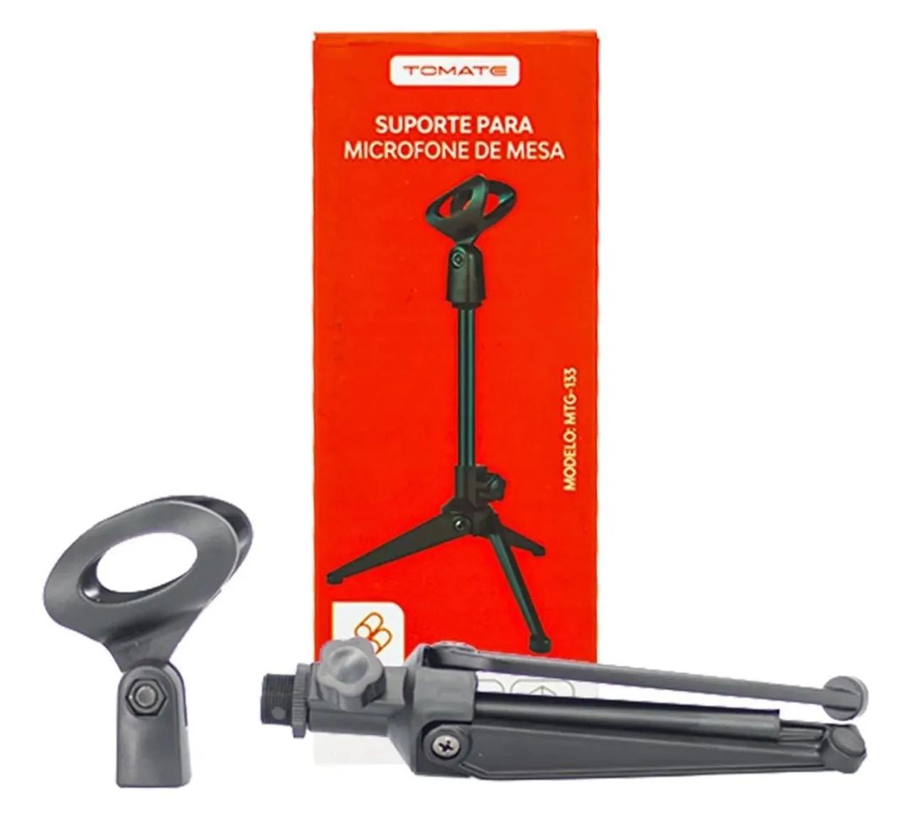 Suporte pedestal para microfone apoio mesa - Foto 2