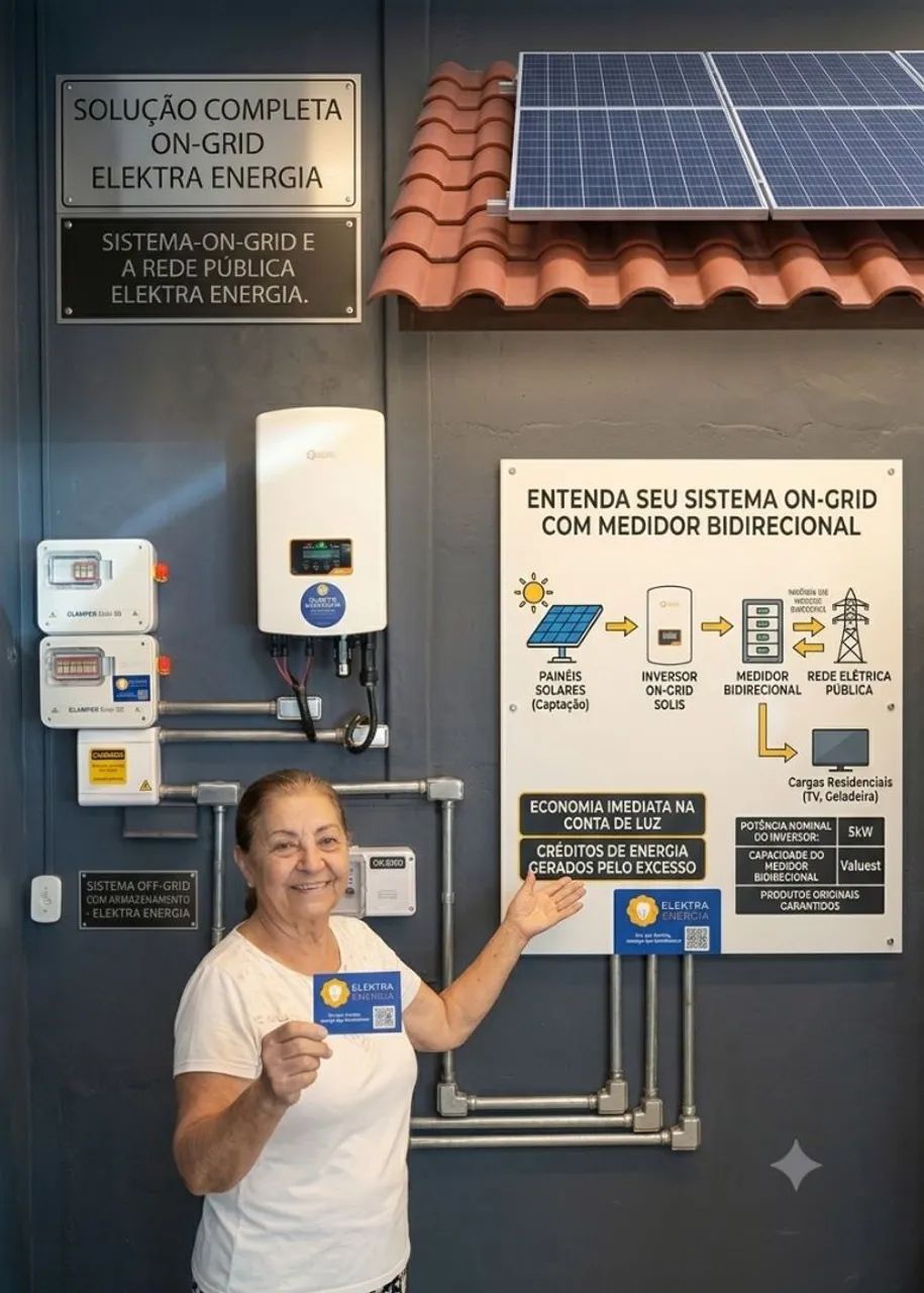 ENERGIA SOLAR ON GRID | ELEKTRA ENERGIA - Foto 2