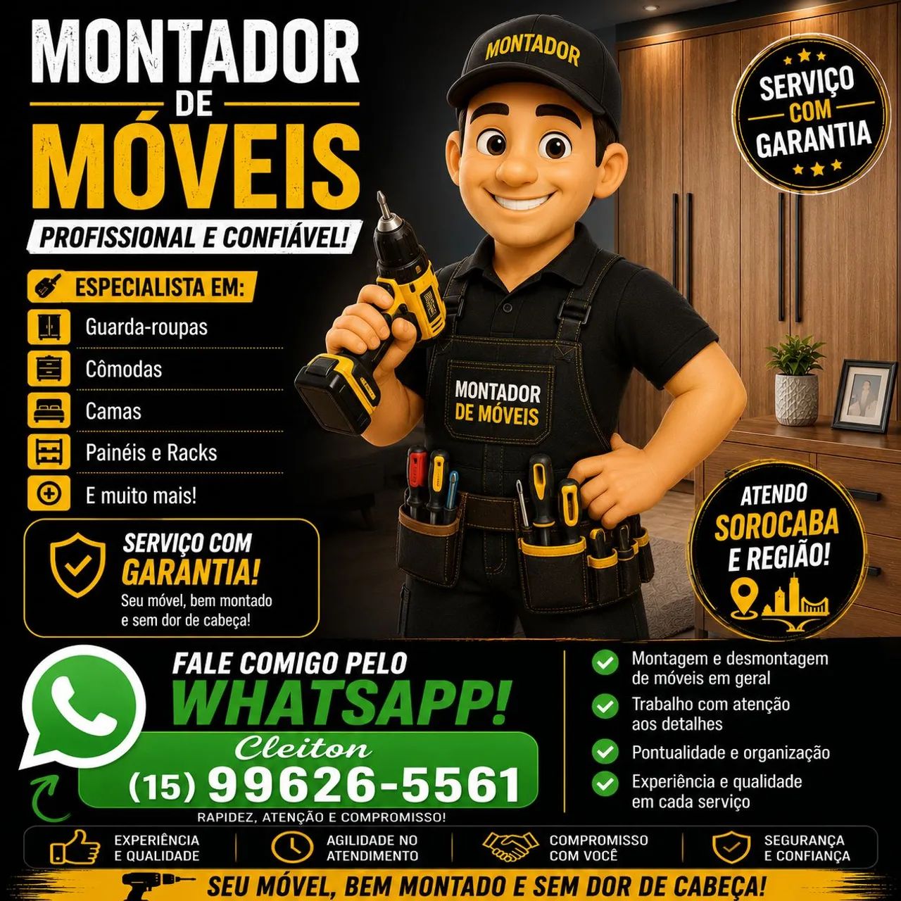 Montador de Móveis Sorocaba 