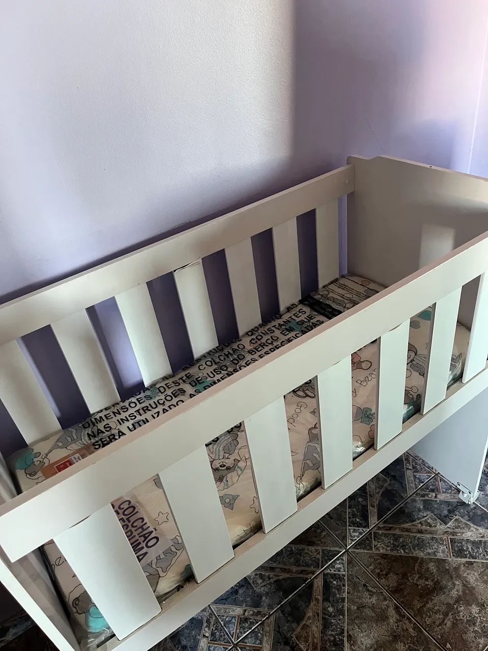 Mini berço branco  - Foto 3
