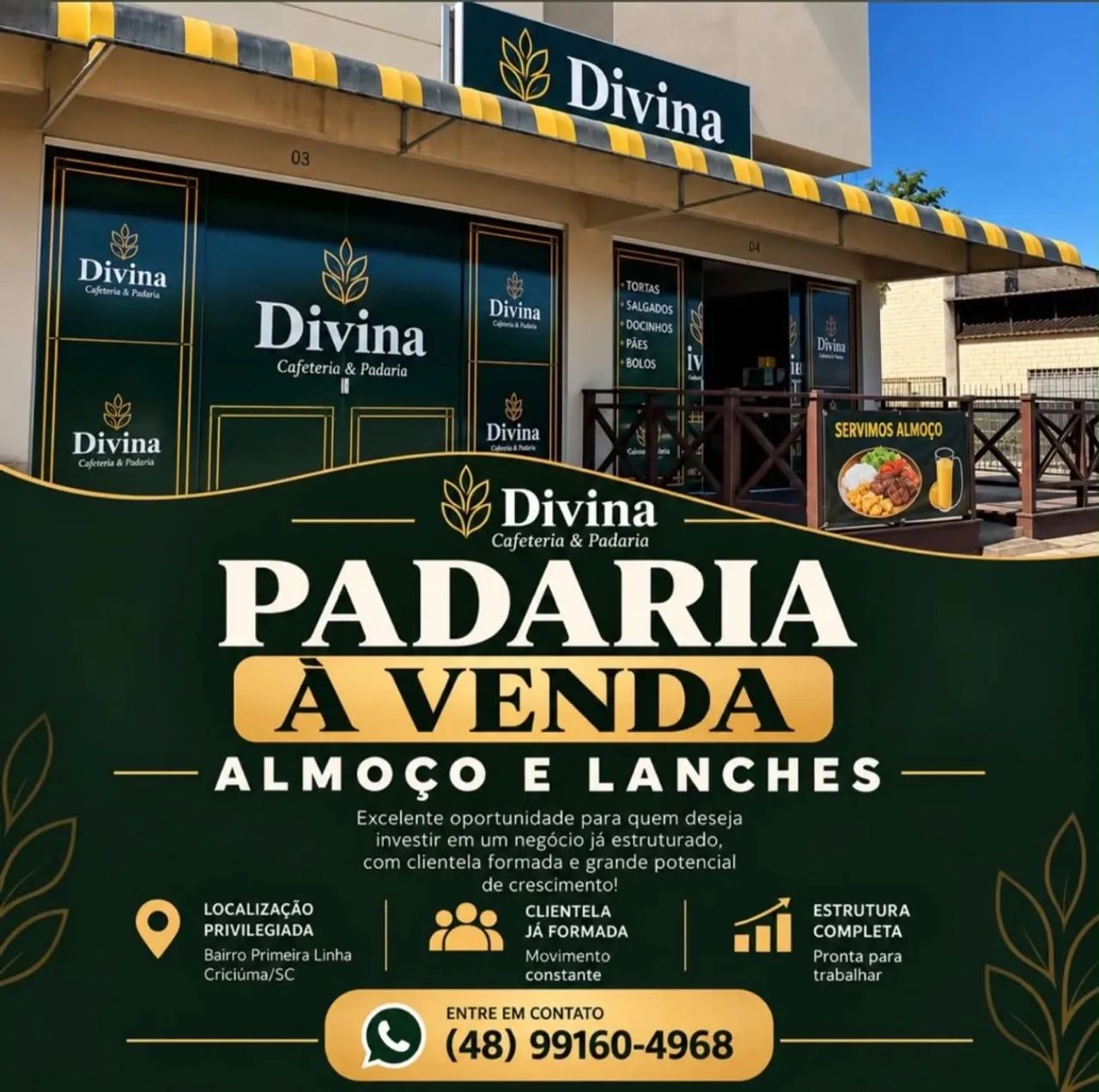 Venda PONTO COMERCIAL PADARIA