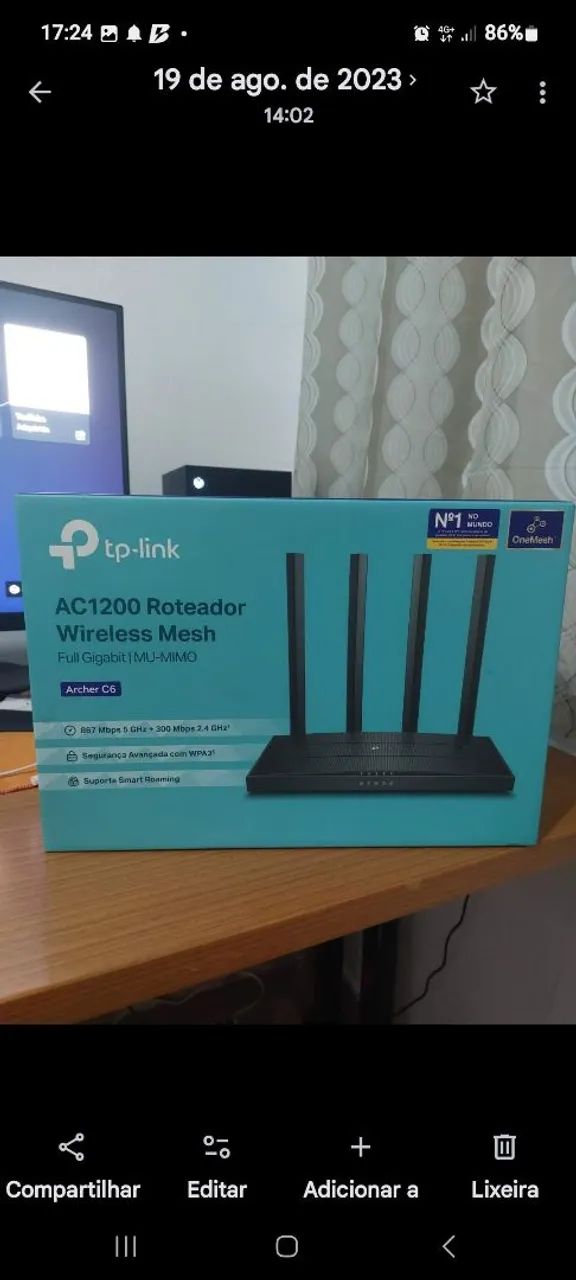 Moldem roteador ttp link ac1200