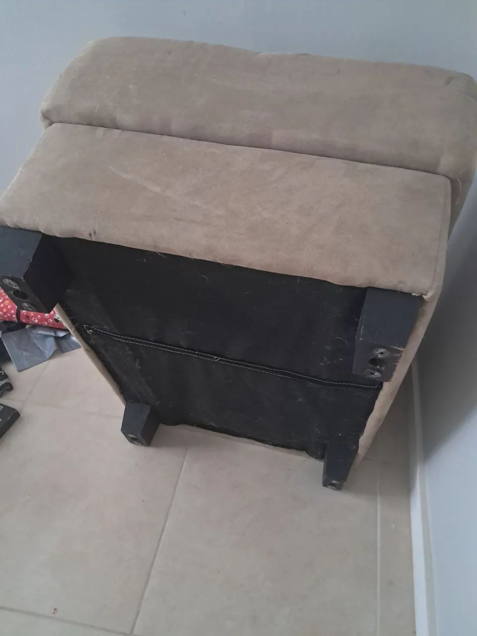 Puff em suede.60x80 - Foto 4