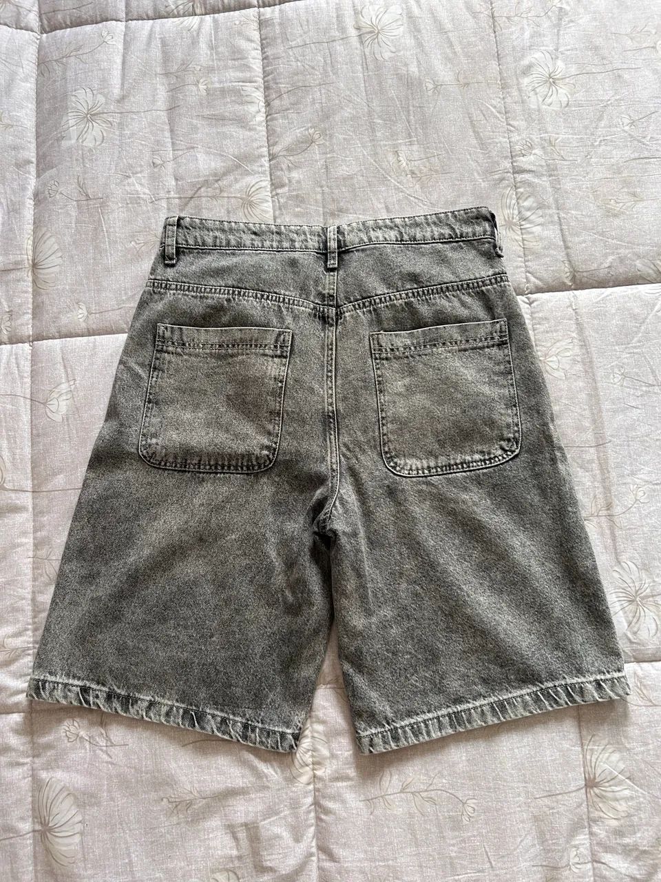 Bermuda Jorts Baggy Cinza - Foto 2