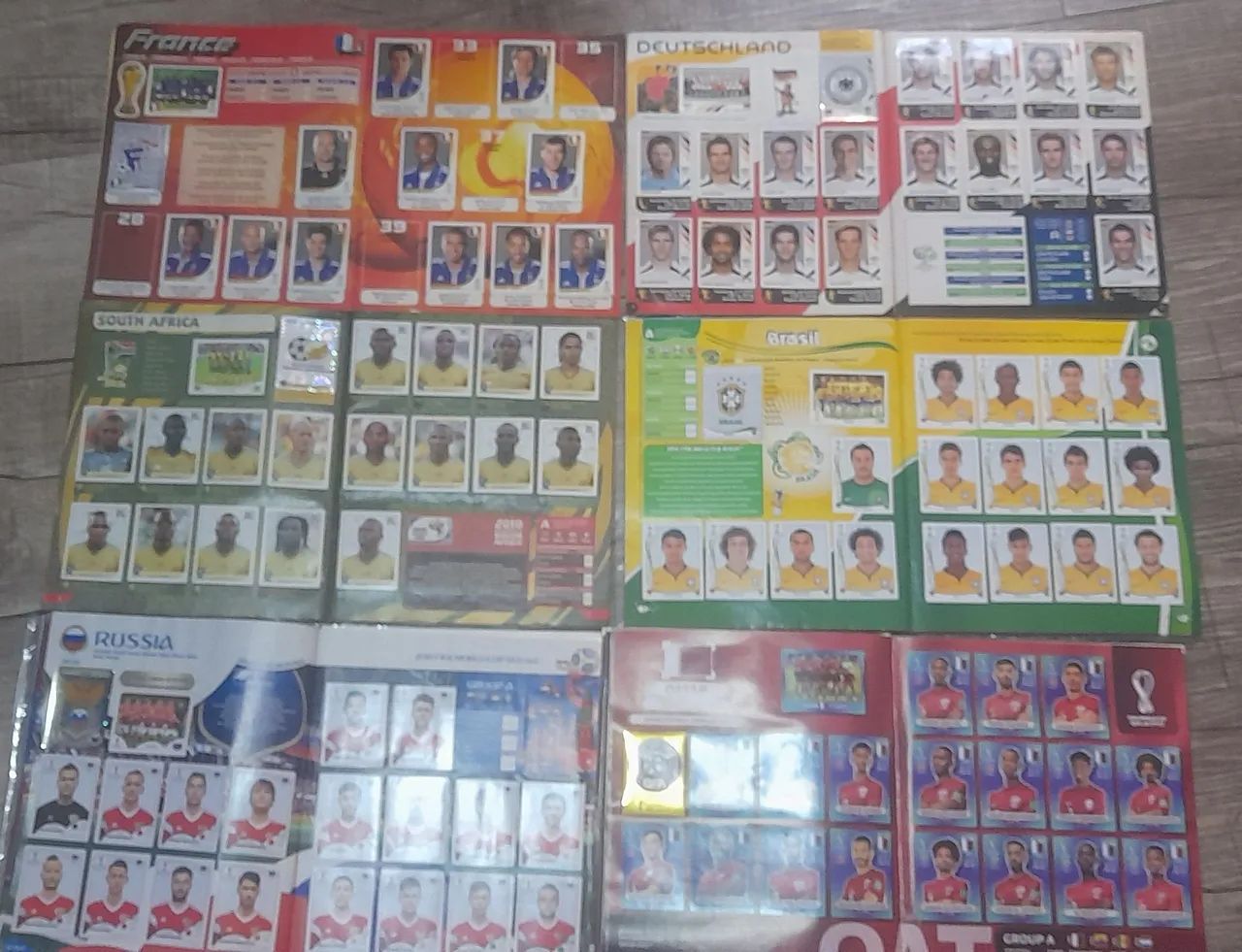 Álbuns copa do mundo 2002, 06 ,10,14,18 e 22 - Foto 4