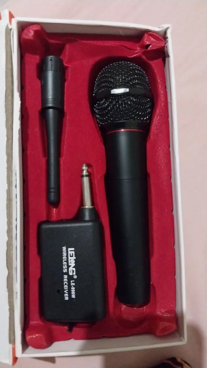Vendo microfone ? novinho nunca foi usado  - Foto 2