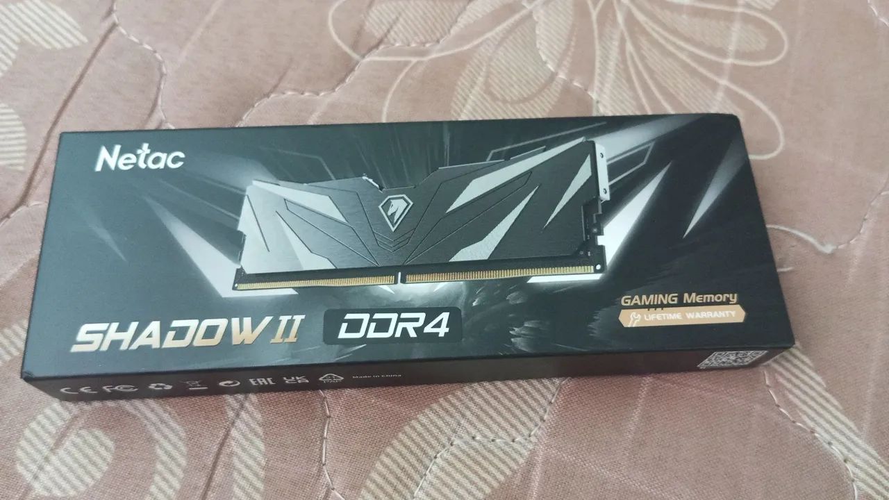 Memória ram shadow netac 16gb.3200mhz