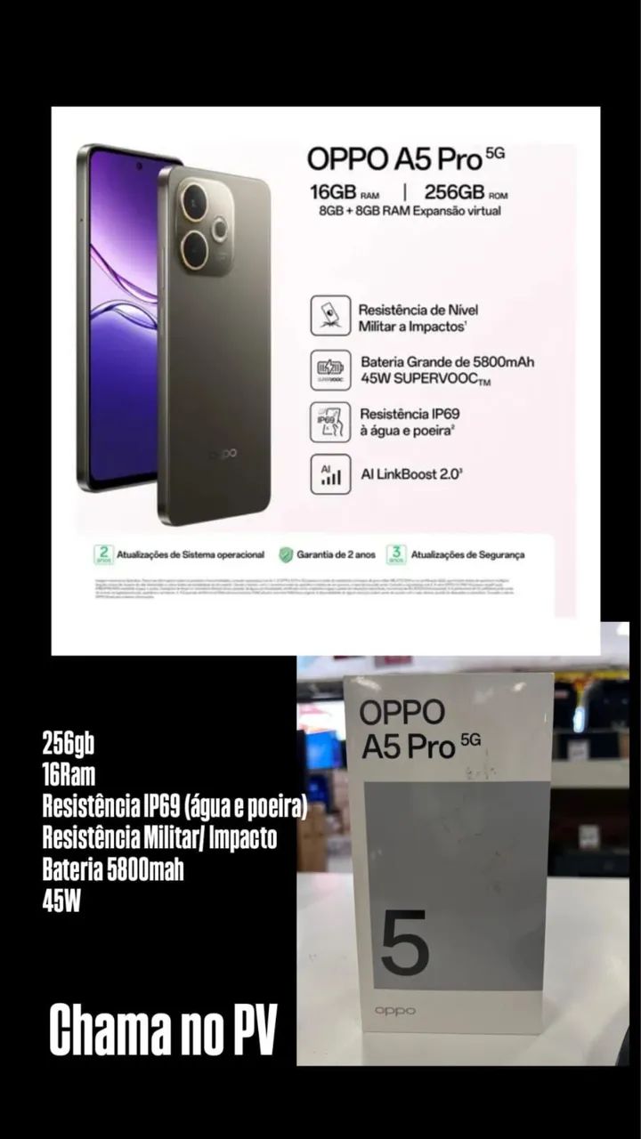 Celular OPPO A5 PRO - Foto 2