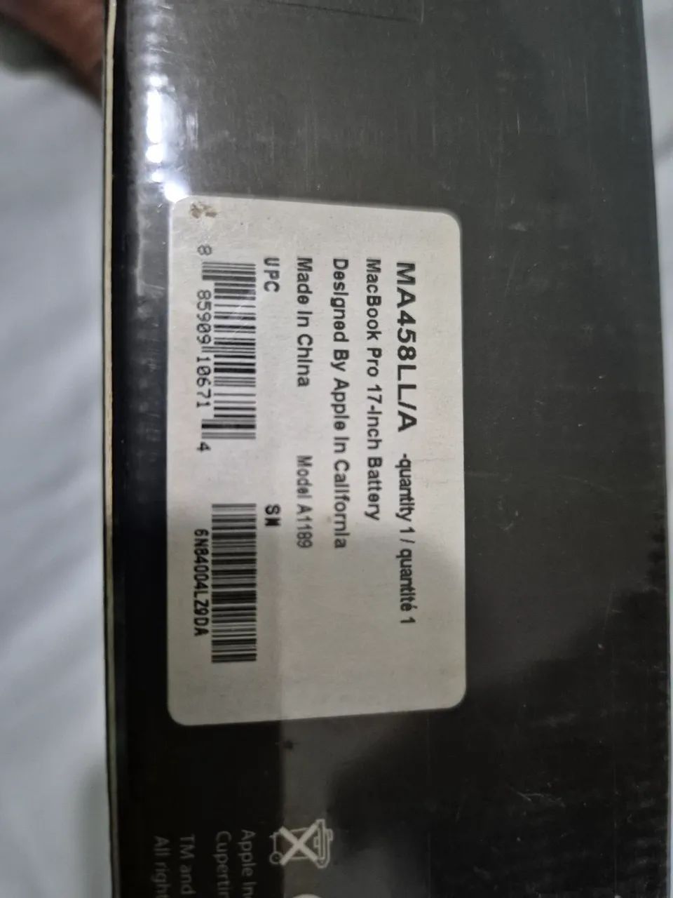 Bateria Macbook Pro 17-inch - Foto 3