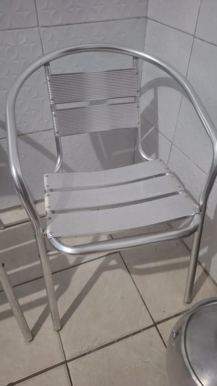 Cadeiras de alumínio para salas/terraço  - Foto 2