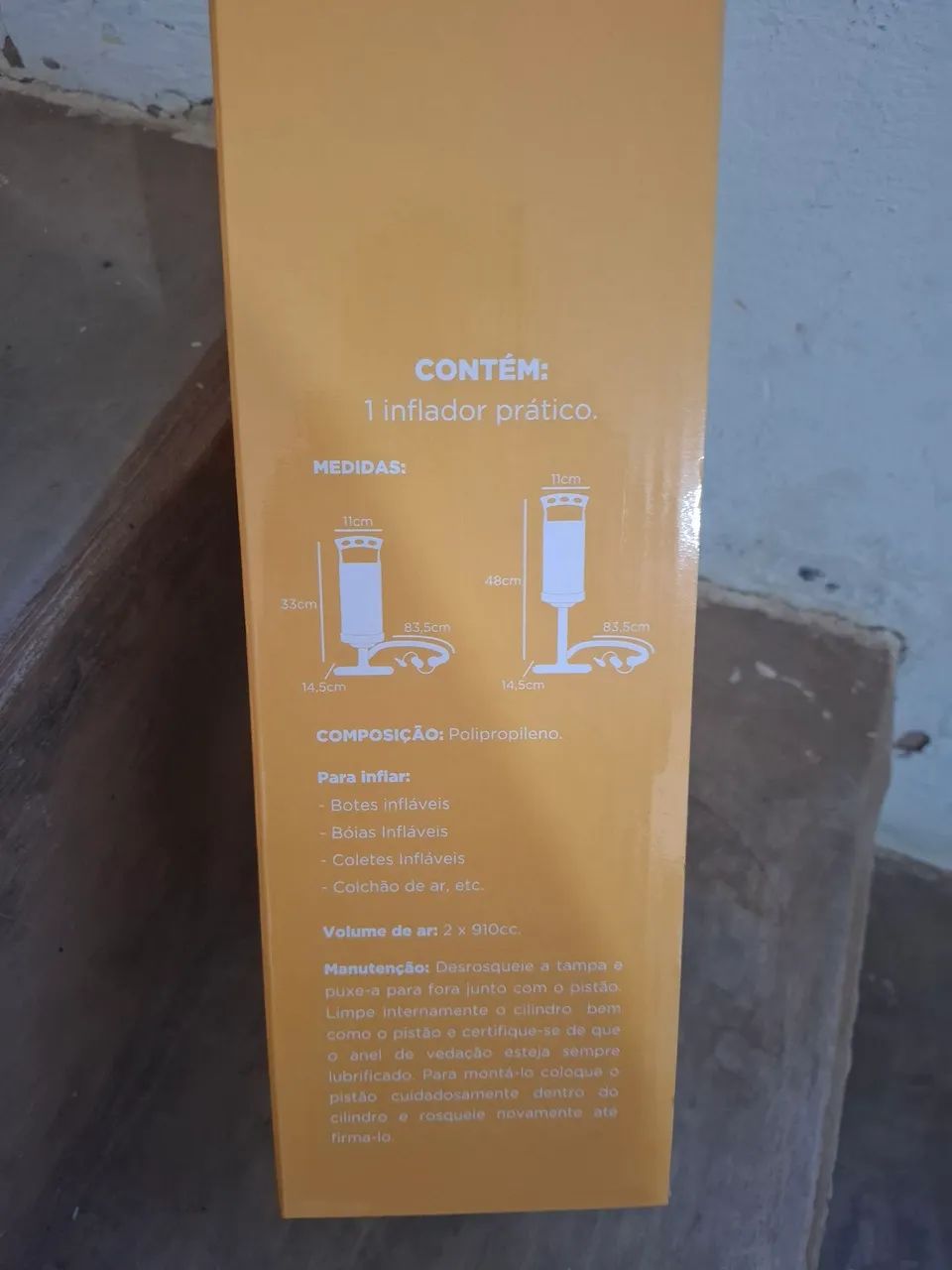 VENDO INFLADOR PRÁTICO MOR - Foto 4