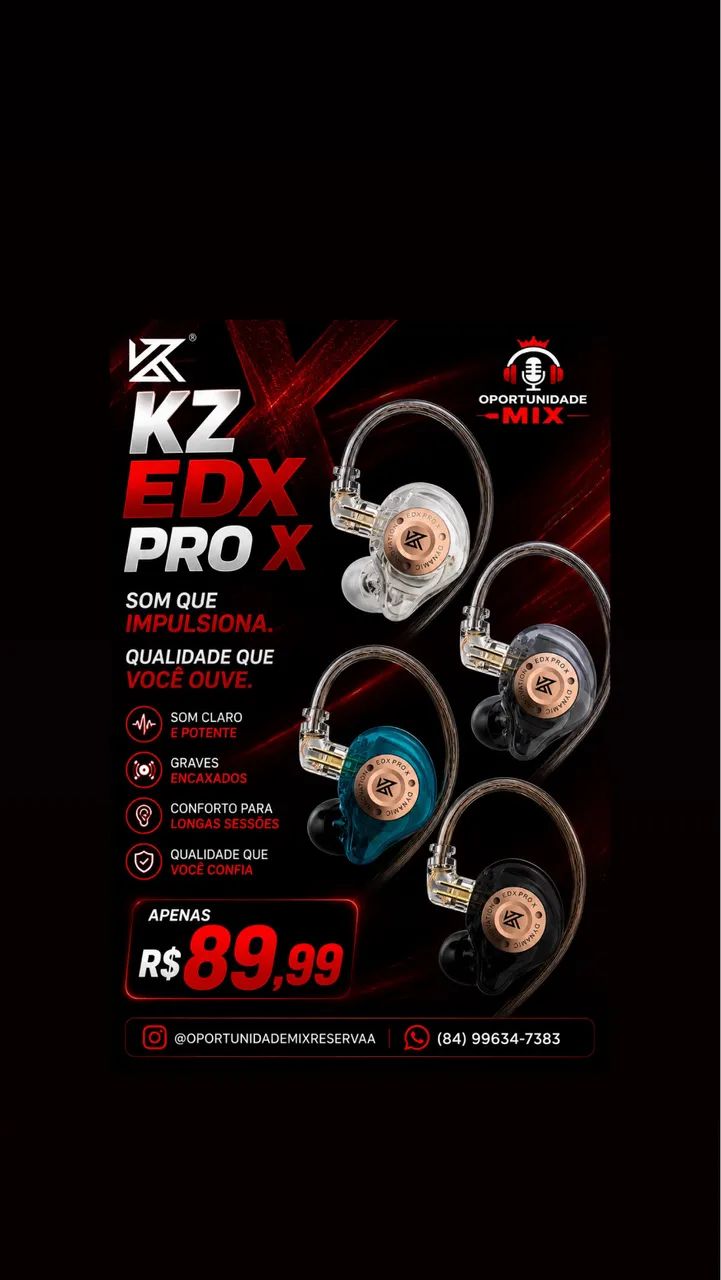 Fone Kz Edx Pro X 